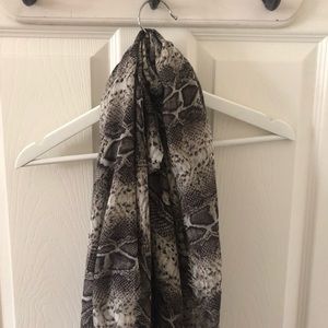H&M Snakeskin Print Scarf